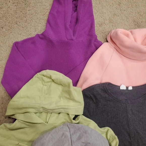 GAP Kids Long Sleeve Tees - Purple, Pink, Lime, Gray, Navy - Picture 4 of 5